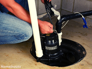 how to install two sump pump in one pit